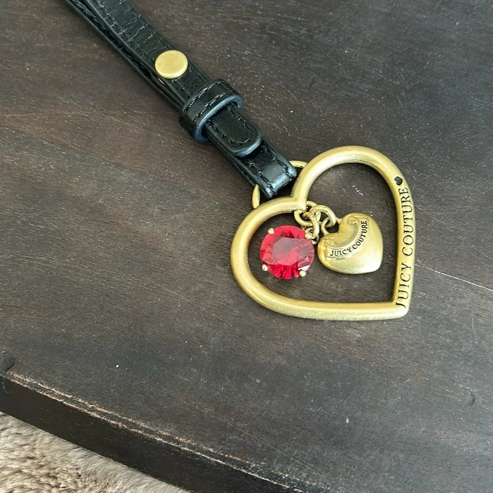Juicy Couture Vintage bag Charm key fab/holder